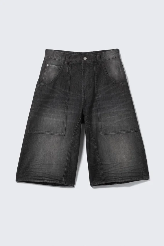 Dunno Unisex Loose Fit Carpenter Jorts – Black Web – Black | Cheap Monday Gb Dunno Unisex Loose Fit Carpenter Jorts – Black Web – Black | Cheap Monday Gb