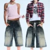 Dunno Unisex Loose Fit Carpenter Jorts – Canyon Blue – Dark Blue | Cheap Monday Gb Dunno Unisex Loose Fit Carpenter Jorts – Canyon Blue – Dark Blue | Cheap Monday Gb