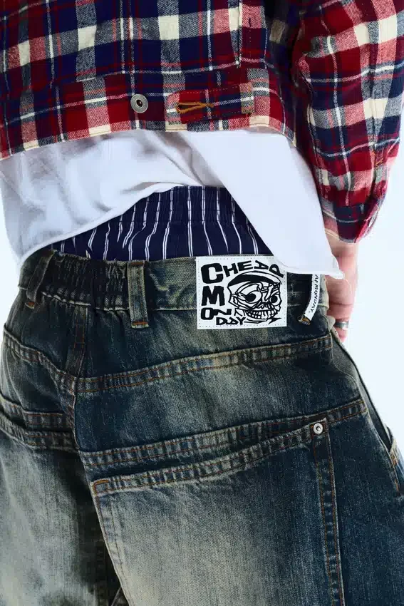 Dunno Unisex Loose Fit Carpenter Jorts – Canyon Blue – Dark Blue | Cheap Monday Gb Dunno Unisex Loose Fit Carpenter Jorts – Canyon Blue – Dark Blue | Cheap Monday Gb