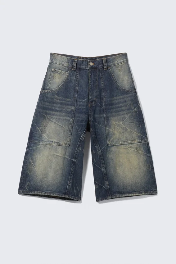 Dunno Unisex Loose Fit Carpenter Jorts – Canyon Blue – Dark Blue | Cheap Monday Gb Dunno Unisex Loose Fit Carpenter Jorts – Canyon Blue – Dark Blue | Cheap Monday Gb
