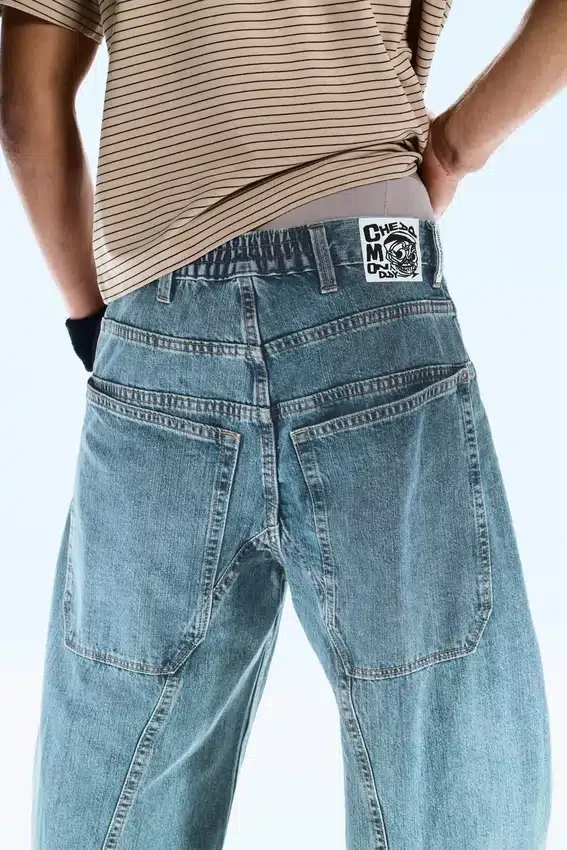 Dunno Unisex Low Rise Loose Barrel Jeans – 02 Blue – Medium Blue | Cheap Monday Gb Dunno Unisex Low Rise Loose Barrel Jeans – 02 Blue – Medium Blue | Cheap Monday Gb