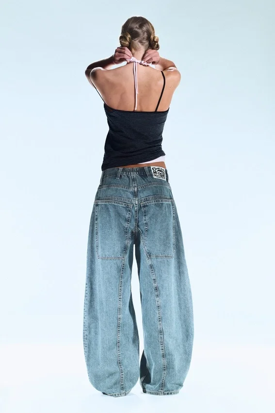 Dunno Unisex Low Rise Loose Barrel Jeans – 02 Blue – Medium Blue | Cheap Monday Gb Dunno Unisex Low Rise Loose Barrel Jeans – 02 Blue – Medium Blue | Cheap Monday Gb