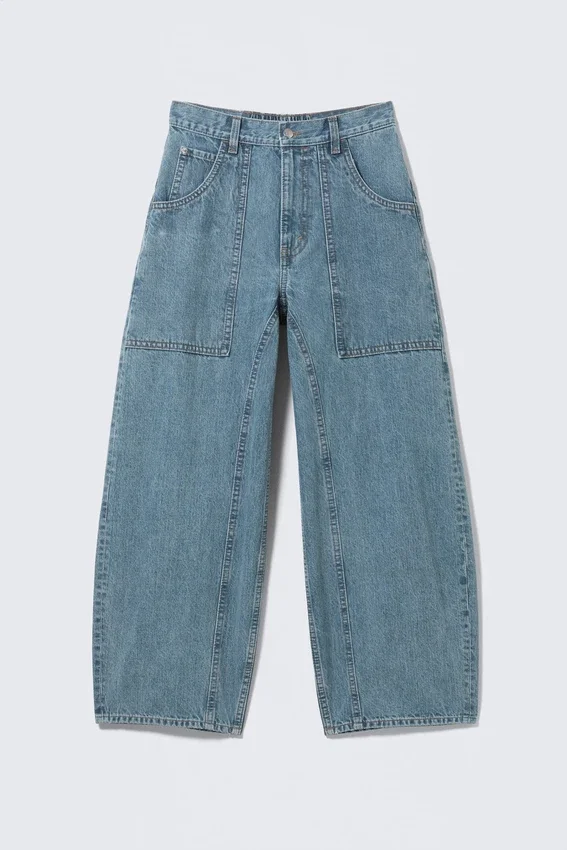 Dunno Unisex Low Rise Loose Barrel Jeans – 02 Blue – Medium Blue | Cheap Monday Gb Dunno Unisex Low Rise Loose Barrel Jeans – 02 Blue – Medium Blue | Cheap Monday Gb