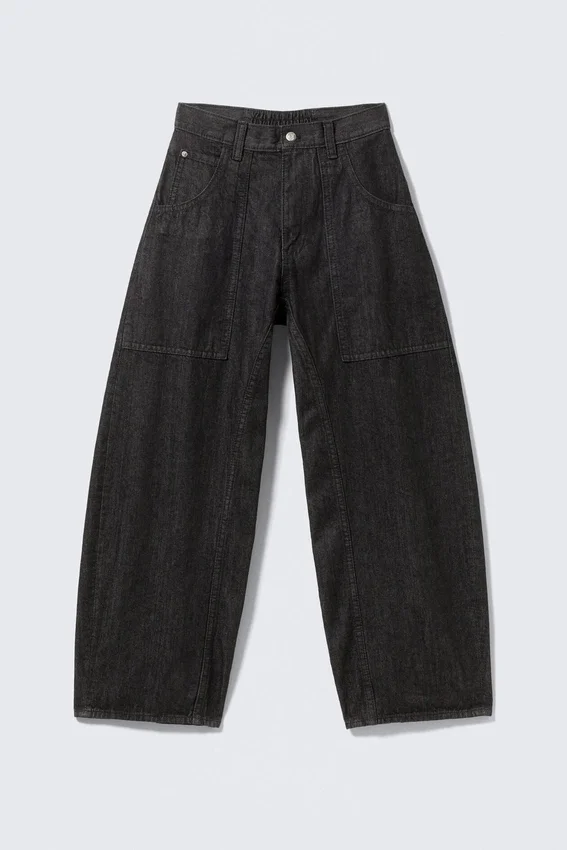 Dunno Unisex Low Rise Loose Barrel Jeans – Black Rinse – Black | Cheap Monday Gb Dunno Unisex Low Rise Loose Barrel Jeans – Black Rinse – Black | Cheap Monday Gb