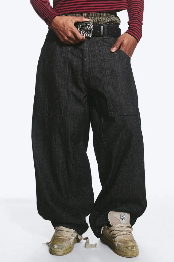 Dunno Unisex Low Rise Loose Barrel Jeans – Black Rinse – Black | Cheap Monday Gb Dunno Unisex Low Rise Loose Barrel Jeans – Black Rinse – Black | Cheap Monday Gb