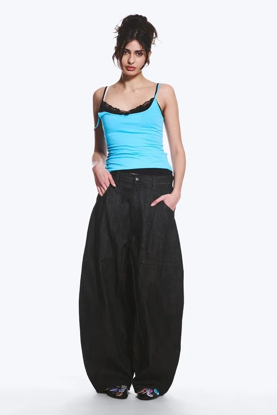 Dunno Unisex Low Rise Loose Barrel Jeans – Black Rinse – Black | Cheap Monday Gb Dunno Unisex Low Rise Loose Barrel Jeans – Black Rinse – Black | Cheap Monday Gb