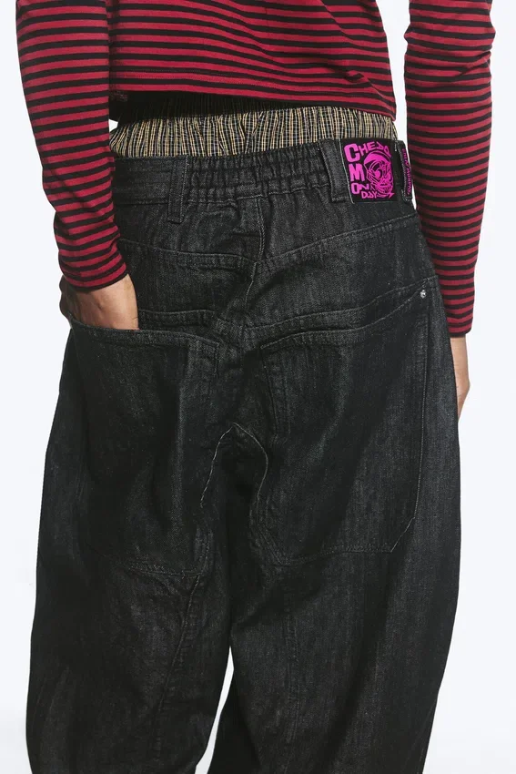 Dunno Unisex Low Rise Loose Barrel Jeans – Black Rinse – Black | Cheap Monday Gb Dunno Unisex Low Rise Loose Barrel Jeans – Black Rinse – Black | Cheap Monday Gb