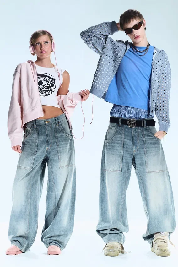Dunno Unisex Low Rise Loose Barrel Jeans – Cloudy Blue – Medium Blue | Cheap Monday Gb Dunno Unisex Low Rise Loose Barrel Jeans – Cloudy Blue – Medium Blue | Cheap Monday Gb