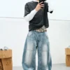 Dunno Unisex Low Rise Loose Barrel Jeans – Cloudy Blue – Medium Blue | Cheap Monday Gb Dunno Unisex Low Rise Loose Barrel Jeans – Cloudy Blue – Medium Blue | Cheap Monday Gb