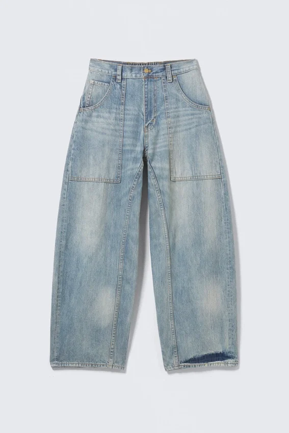 Dunno Unisex Low Rise Loose Barrel Jeans – Cloudy Blue – Medium Blue | Cheap Monday Gb Dunno Unisex Low Rise Loose Barrel Jeans – Cloudy Blue – Medium Blue | Cheap Monday Gb