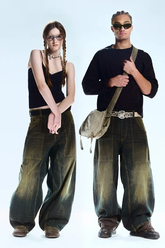Dunno Unisex Low Rise Loose Barrel Jeans – Washed Sulfur – Dark Khaki | Cheap Monday Gb Dunno Unisex Low Rise Loose Barrel Jeans – Washed Sulfur – Dark Khaki | Cheap Monday Gb