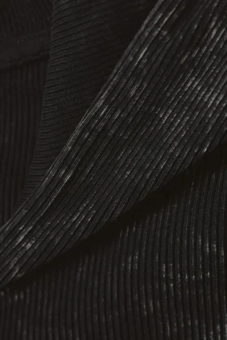 Dyed Fitted Zip Hoodie – Dyed Black