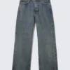 Dynasty Low Rise Loose Wide Leg Jeans – Tuscon Blue – Medium Blue Dynasty Low Rise Loose Wide Leg Jeans – Tuscon Blue – Medium Blue