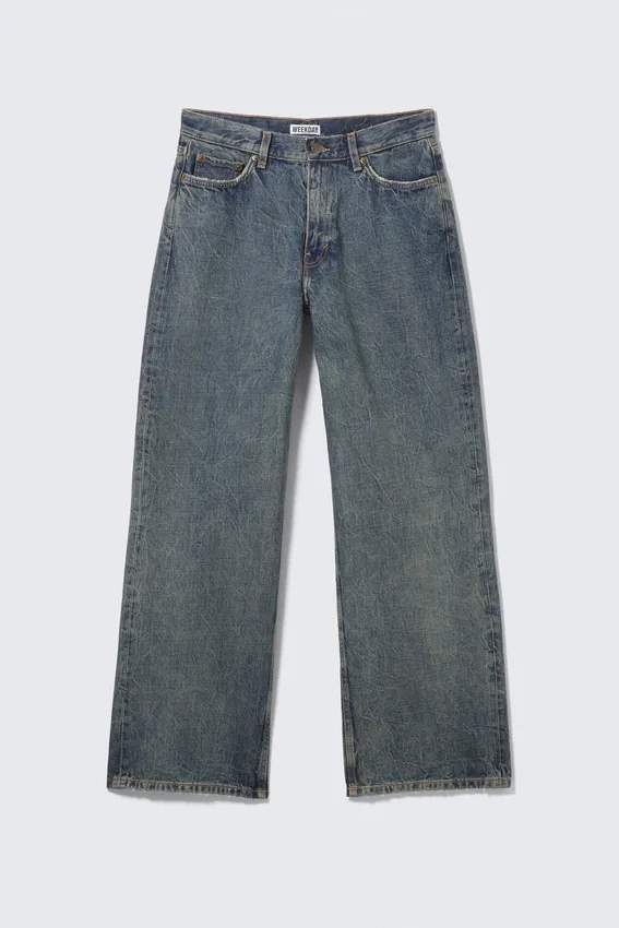 Dynasty Low Rise Loose Wide Leg Jeans – Tuscon Blue – Medium Blue Dynasty Low Rise Loose Wide Leg Jeans – Tuscon Blue – Medium Blue