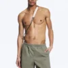 Ed Bleached Swim Shorts – Light Dusty Khaki Green Ed Bleached Swim Shorts – Light Dusty Khaki Green
