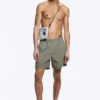 Ed Bleached Swim Shorts – Light Dusty Khaki Green Ed Bleached Swim Shorts – Light Dusty Khaki Green