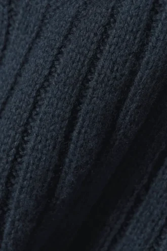 Eden Oversized Wool Blend Sweater – Dark Navy