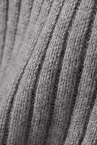 Eden Oversized Wool Blend Sweater – Grey