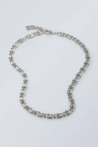 Eli Chain Necklace – Silver