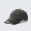 Embroidered Baseball Cap – Washed Black – Carpe Diem Embroidered Baseball Cap – Washed Black – Carpe Diem