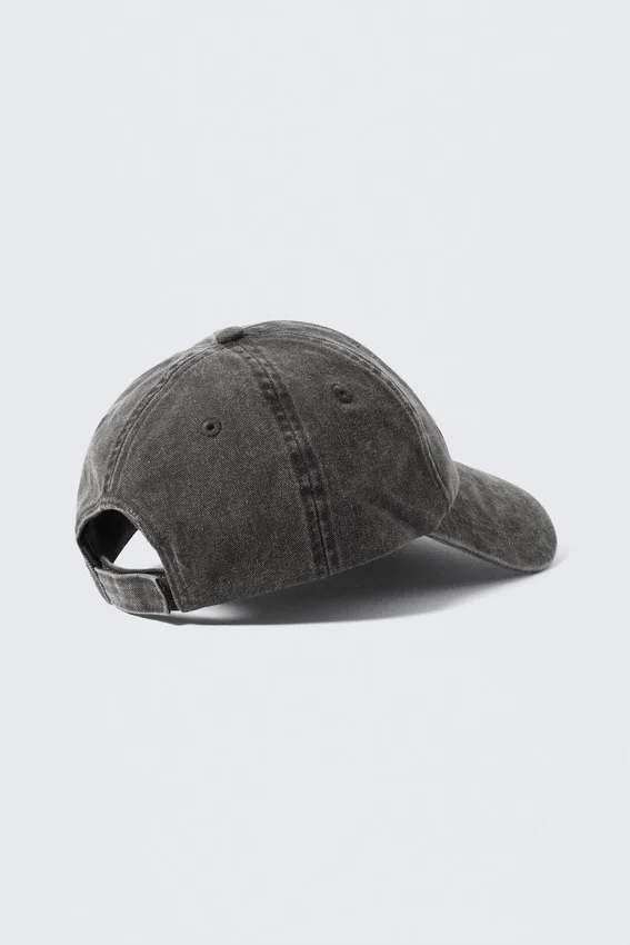 Embroidered Baseball Cap – Washed Black – Carpe Diem Embroidered Baseball Cap – Washed Black – Carpe Diem