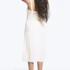 Embroidered Midi Dress – White Embroidered Midi Dress – White