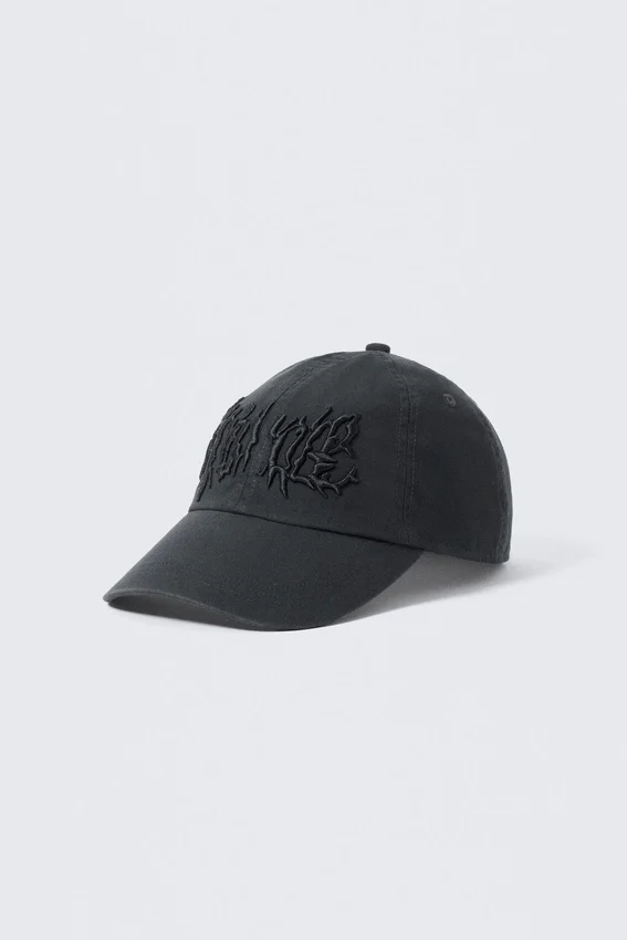 Embroidery Cap – Dark Grey Embroidery Cap – Dark Grey