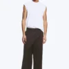 Emil Loose Fit Chino Trousers – Dark Brown Emil Loose Fit Chino Trousers – Dark Brown