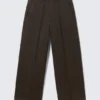 Emil Loose Fit Chino Trousers – Dark Brown Emil Loose Fit Chino Trousers – Dark Brown