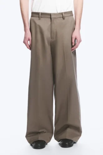 Emil Loose Fit Chino Trousers – Dusty Mole