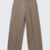 Emil Loose Fit Chino Trousers – Dusty Mole Emil Loose Fit Chino Trousers – Dusty Mole