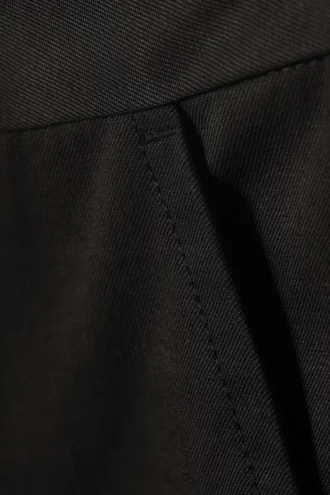 Emil Oversized Chino Trousers – Black