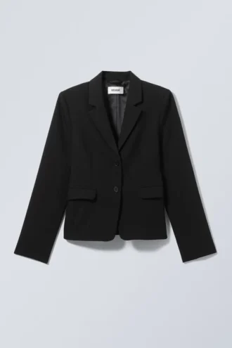 Esma Fitted Blazer – Black
