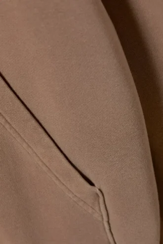 Essence Standard Hoodie – Washed Dark Beige