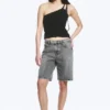 Eyelet Detail Asymmetric Tank Top – Black Eyelet Detail Asymmetric Tank Top – Black