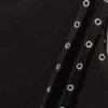 Eyelet Detail Asymmetric Tank Top – Black Eyelet Detail Asymmetric Tank Top – Black