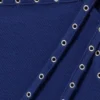 Eyelet Detail Asymmetric Tank Top – Bright Blue Eyelet Detail Asymmetric Tank Top – Bright Blue
