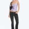 Fancy Booty Bei Low Rise Skinny Bootcut Jeans – Polly Black Print – Black | Cheap Monday Gb Fancy Booty Bei Low Rise Skinny Bootcut Jeans – Polly Black Print – Black | Cheap Monday Gb