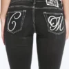 Fancy Booty Bei Low Rise Skinny Bootcut Jeans – Polly Black Print – Black | Cheap Monday Gb Fancy Booty Bei Low Rise Skinny Bootcut Jeans – Polly Black Print – Black | Cheap Monday Gb