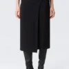 Faustina C Mid Rise Side-Buckle Pencil Skirt – Black Faustina C Mid Rise Side-Buckle Pencil Skirt – Black