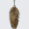 Faux Fur Bag Charm – Dark Mole