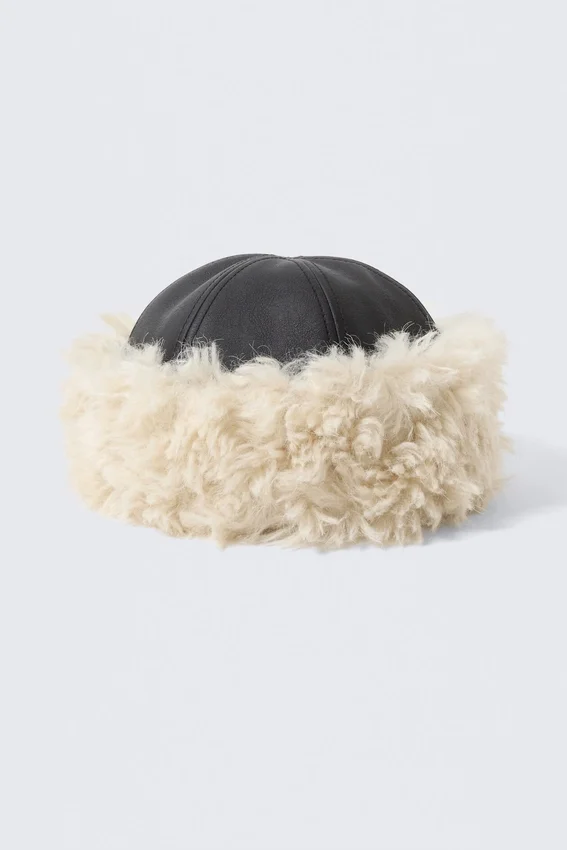 Faux Fur Hat – Black Faux Fur Hat – Black