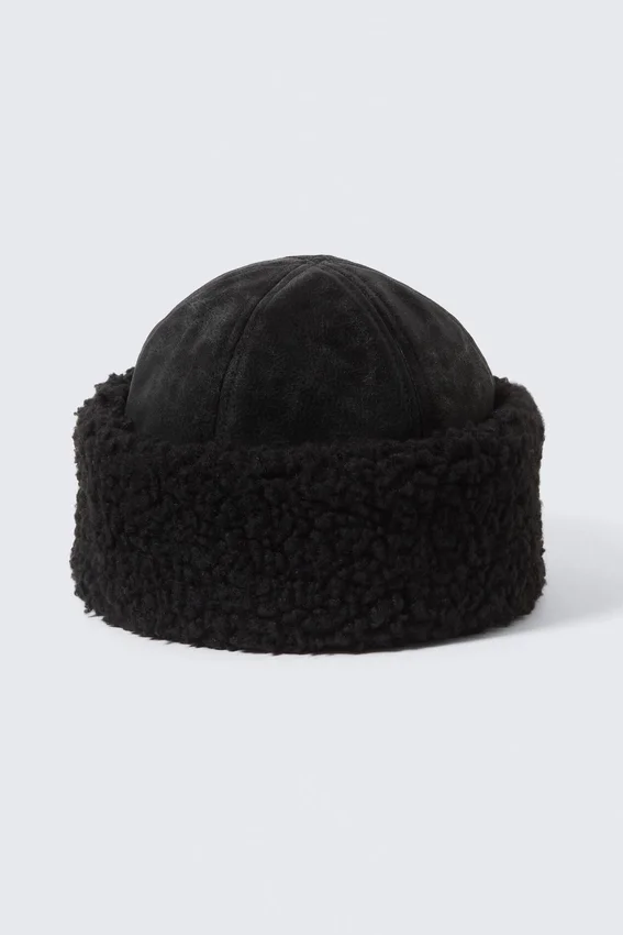 Faux Fur Hat – Black Faux Fur Hat – Black
