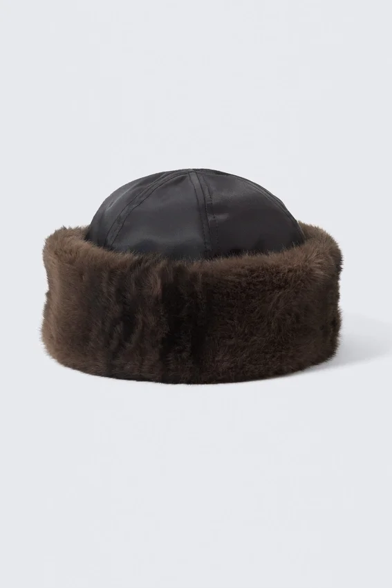 Faux Fur Hat – Black Faux Fur Hat – Black