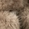 Faux Fur Jacket – Beige/Brown Leopard Pattern