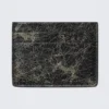 Faux Leather Card Holder – Cracked Black Faux Leather Card Holder – Cracked Black