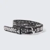 Faux Leather Layered Stud Belt – Black Faux Leather Layered Stud Belt – Black