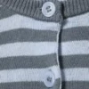 Fine Knitted Cotton Cardigan – Blue Stripe Fine Knitted Cotton Cardigan – Blue Stripe