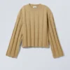 Fiona Rib Sweater – Beige Fiona Rib Sweater – Beige