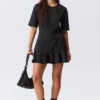 Fit-And-Flare Mini Dress – Black Fit-And-Flare Mini Dress – Black